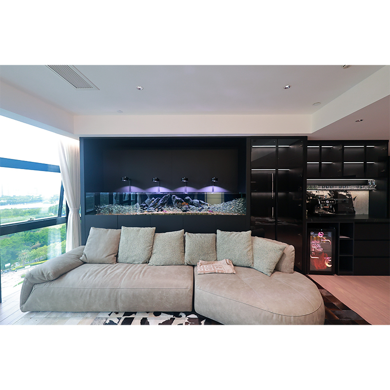 How does the ventilation system design of a custom wine cabinet ensure air circulation inside the cabinet?